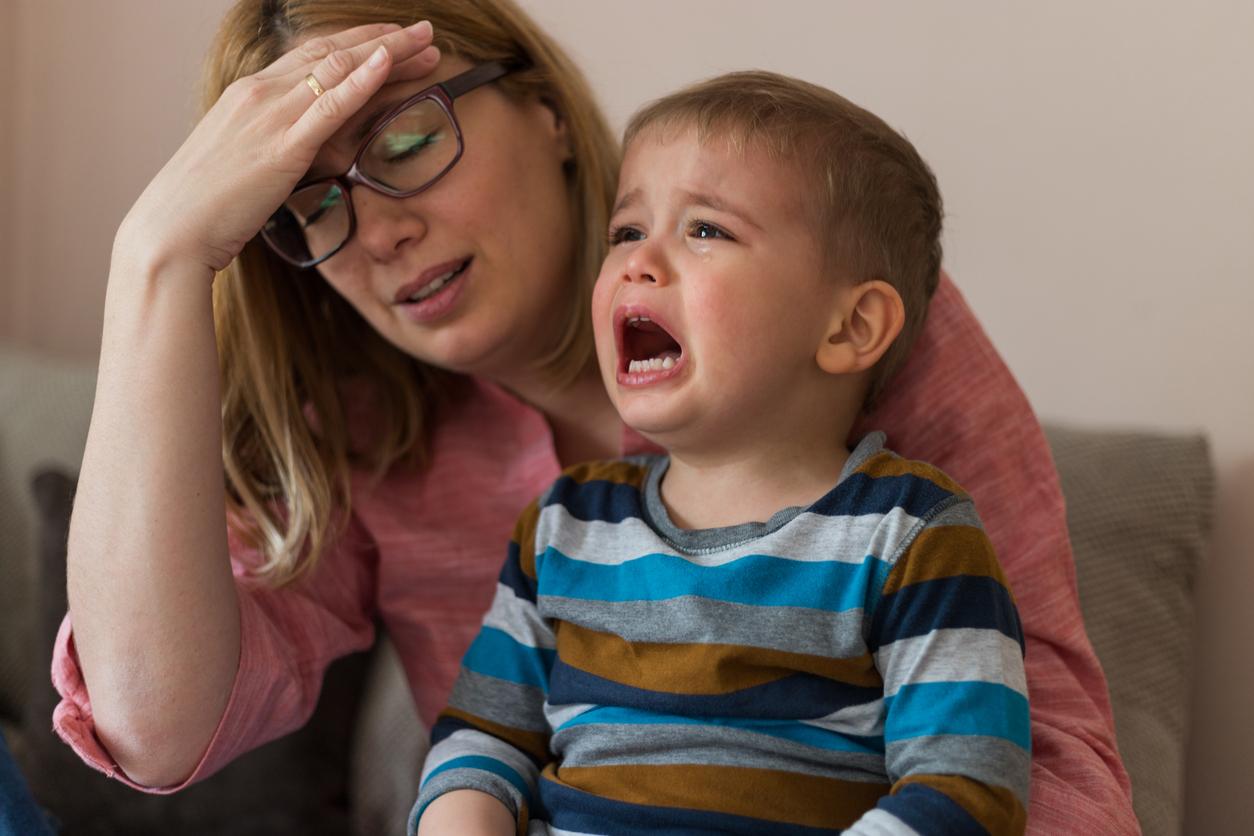 Colère de l'enfant : une crise 