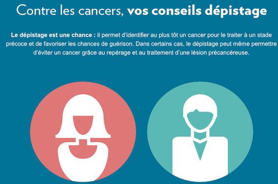 Cancer : un site de l'INCa dédié au dépistage